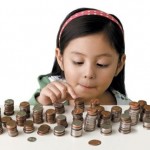 Kid counting money