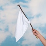 surrender white flag
